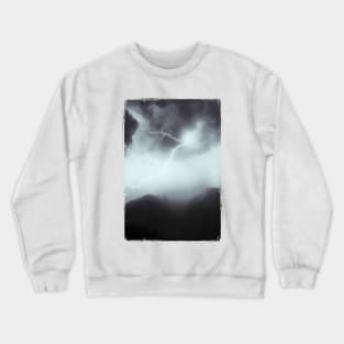 Thunderstorm Over Mountains Crewneck Sweatshirt